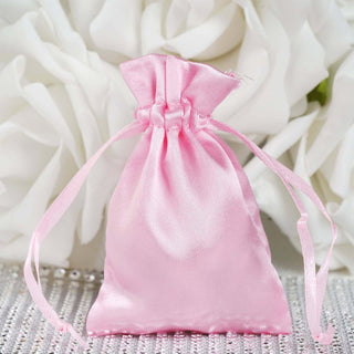 Elevate Your Event Decor with Pink Satin Drawstring Pouch Gift Bags Elevate Your Event Decor with Pink Satin Drawstring Pouch Gift Bags