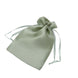 12 Pack | 6inch x 9inch Sage Green Satin Wedding Party Favor Bags