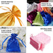12 Pack | 3inch Yellow Satin Drawstring Wedding Party Favor Gift Bags