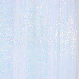 8ftx8ft Iridescent Blue Sequin Event Background Drape, Photo Backdrop Curtain Panel#whtbkgd