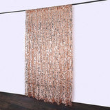8ftx8ft Blush/Rose Gold Big Payette Sequin Photography Booth Backdrop