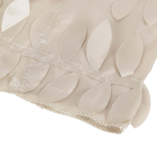 Enhance Your Event Decor with our Beige 3D Leaf Petal Taffeta Fabric Event Curtain Drapery Enhance Your Event Decor with our Beige 3D Leaf Petal Taffeta Fabric Event Curtain Drapery