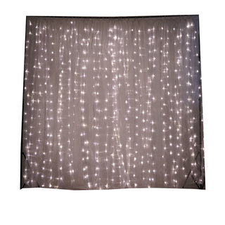 Elevate Your Event Decor with White Sheer Organza and Warm LED Lights