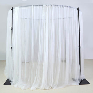Black Metal Backdrop Stand for Events - Chuppah