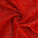 8ftx7ft Red Metallic Shimmer Tinsel Spandex Hexagon Backdrop, 2-Sided Wedding Arch Cover#whtbkgd