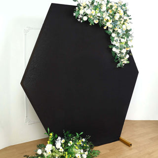 Black Spandex Wedding Arbor Backdrop: Create a Stunning Event Decor Black Spandex Wedding Arbor Backdrop: Create a Stunning Event Decor