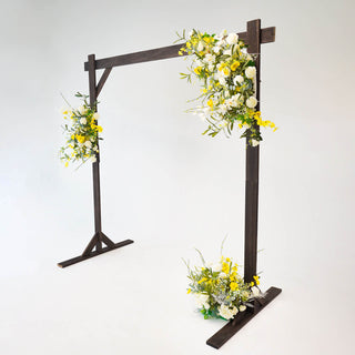 Elevate Your Event with a 7ft Heavy Duty Wooden Square Wedding Arbor Photography Backdrop Stand