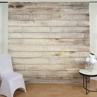 Enhance Your Photography with the 8ftx8ft Natural Vintage Wood Panels Print Vinyl Photography Backdrop