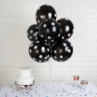 Add Fun and Elegance to Your Party with Black and White Polka Dot Latex Balloons