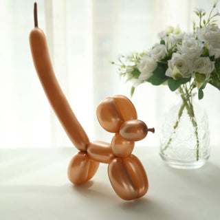 Add a Some Sparkle with Metallic Rose Gold Latex Prom Balloons Add a Some Sparkle with Metallic Rose Gold Latex Prom Balloons