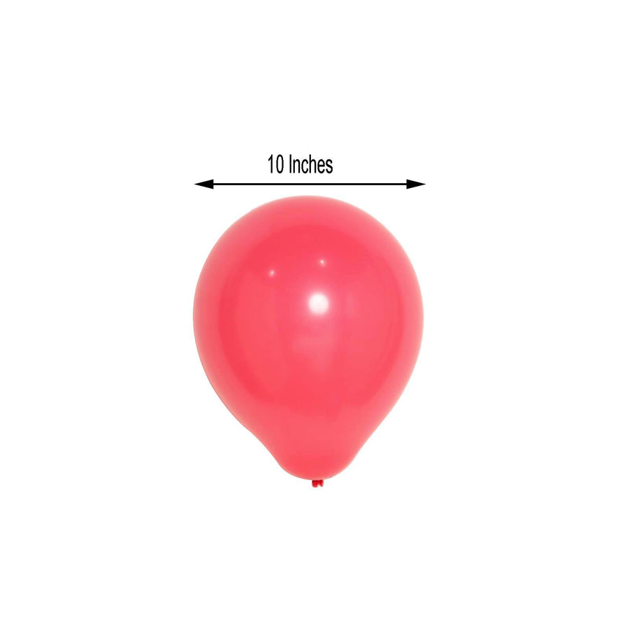25 Pack | 10inch Matte Pastel Hot Pink Helium or Air Latex Party Balloons