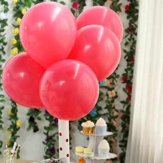 Add a Pop of Color with Pastel Hot Pink Balloons
