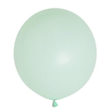 10 Pack | 18inch Matte Pastel Seafoam Helium or Air Latex Party Balloons#whtbkgd