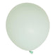 10 Pack | 18inch Matte Pastel Mint Helium or Air Latex Party Balloons#whtbkgd