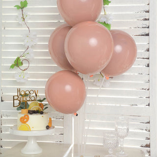 Add a Touch of Elegance with Dusty Rose Latex Balloons