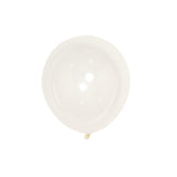 25 Pack | 12inches Shiny Pearl Clear Latex Helium, Air or Water Balloons