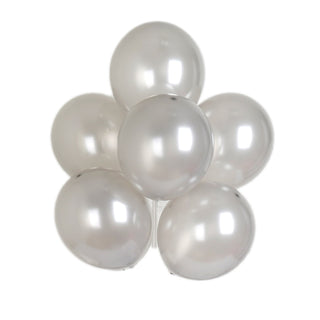 Enhance Your Event Decor with 12" Silver Latex Balloons