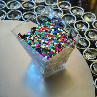 Add a Touch of Glamour with Metallic Multi-Color Chunky Confetti Glitter