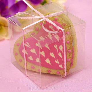 25 Pack | 3" Easy DIY Clear Party Favor Candy Gift Boxes - Perfect for Any Event