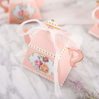 Create Memorable Moments with Dusty Rose Mini Teapot Favor Boxes Create Memorable Moments with Dusty Rose Mini Teapot Favor Boxes