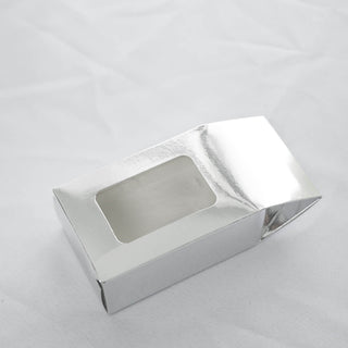 Create Memorable Events with our Silver Tote Favor Boxes