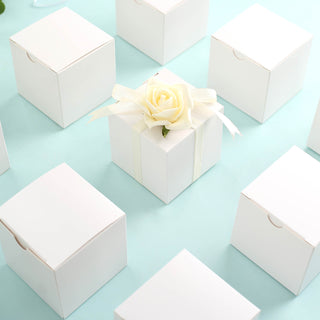 Make Your Gifts Extra Special with White Candy Favor Boxes