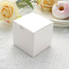 100 Pack | 3inch Easy DIY White Party Or Shower Favor Candy Gift Boxes