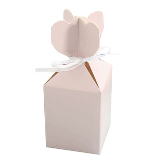 Elevate Your Event Décor with Blush Floral Top Satin Ribbon Candy Boxes Elevate Your Event Décor with Blush Floral Top Satin Ribbon Candy Boxes
