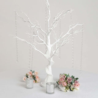 Stunning 34" White Manzanita Centerpiece Tree for Spectacular Event Décor Stunning 34" White Manzanita Centerpiece Tree for Spectacular Event Décor