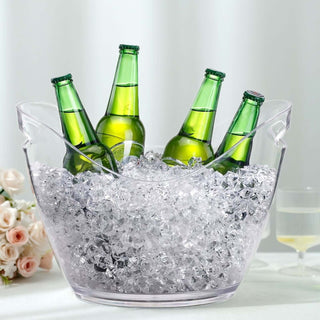 Clear Plastic Tub - A Versatile and Stylish Addition to Your Event Décor Clear Plastic Tub - A Versatile and Stylish Addition to Your Event Décor