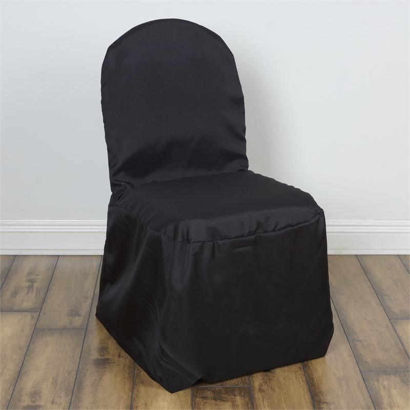 Black Banquet Chair Cover