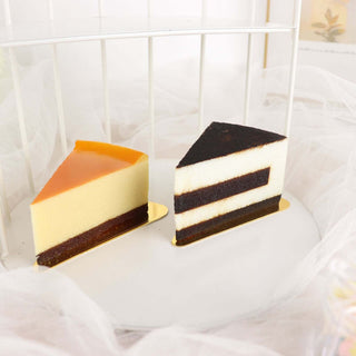 Stunning Shiny Gold Cardboard Cake Slice Bases - Elevate Your Dessert Creations Stunning Shiny Gold Cardboard Cake Slice Bases - Elevate Your Dessert Creations