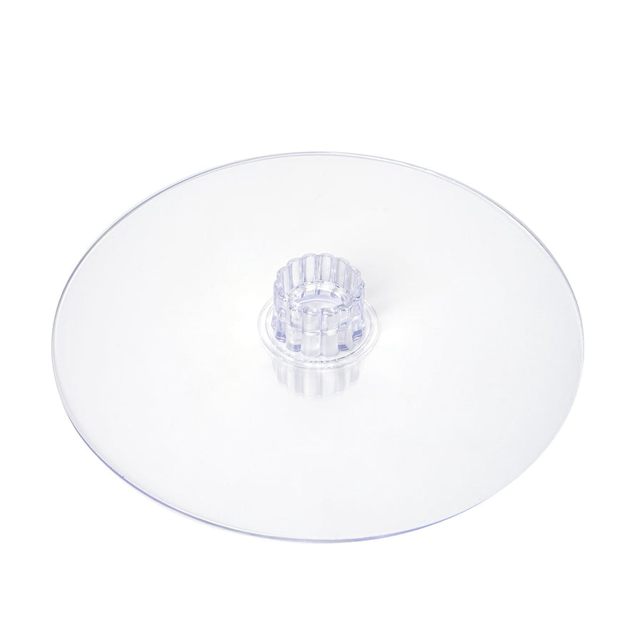 Customized Clear Round Acrylic Cake Stand Plates, DIY Tiered Cupcake Stand Plates
