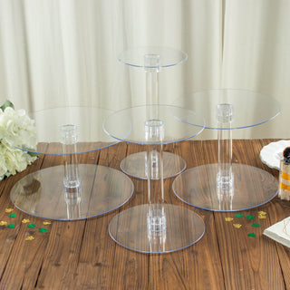 Create a Mesmerizing Dessert Bar with the 4-Tier XL Clear Acrylic Cake Stand