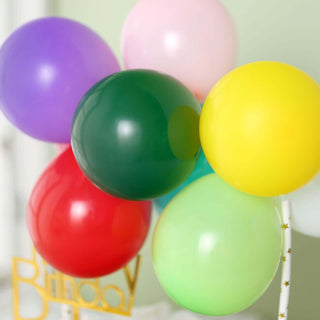 Colorful balloons for a festive celebration.