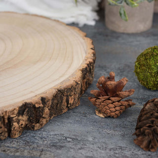 The Perfect Gift for Any Occasion - 19" 3-Tier Tower Natural Wood Slice Cheese Board Cupcake Stand The Perfect Gift for Any Occasion - 19" 3-Tier Tower Natural Wood Slice Cheese Board Cupcake Stand