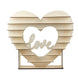 26inch Heart Shaped 8-Layer Double Sided Wooden Cupcake Shelf Rack#whtbkgd