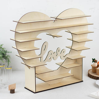 Elegant and Durable Wooden Candy Stand