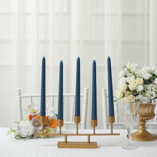 Unleash the Magic of Navy Blue Taper Candles