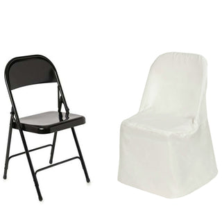 Upgrade Your Event Décor with Ivory Polyester Folding Chair Covers Upgrade Your Event Décor with Ivory Polyester Folding Chair Covers