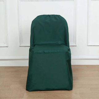 Invest in Style and Durability with the Hunter Emerald Green Polyester Folding Chair Cover Invest in Style and Durability with the Hunter Emerald Green Polyester Folding Chair Cover