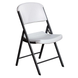 White Polyester Lifetime Folding Chair Covers, Durable Reusable Chair Covers