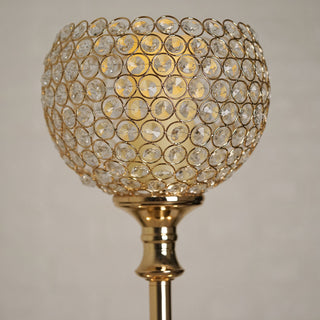 Exquisite Gold Metal Candle Holder