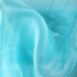 12inch x 10yd | Turquoise Sheer Chiffon Fabric Bolt, DIY Voile Drapery Fabric#whtbkgd