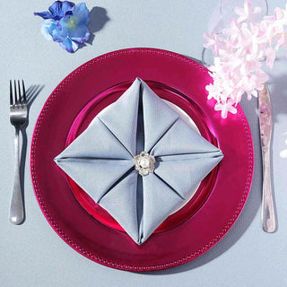 Create a Memorable Table Setting with the Hot Pink Acrylic Charger Plate Create a Memorable Table Setting with the Hot Pink Acrylic Charger Plate