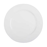 6 Pack 13inch Beaded White Acrylic Charger Plate, Plastic Round Dinner Charger#whtbkgd