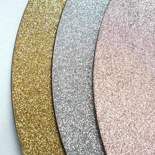 Create a Stunning Table Setting with Silver Glitter Charger Plates