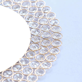 Create a Luxurious Table Setup with Gold Wired Metal Acrylic Charger Plate Create a Luxurious Table Setup with Gold Wired Metal Acrylic Charger Plate