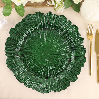 Elevate Your Table Setting with Hunter Emerald Green Charger Plates
