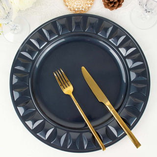 Stunning Navy Blue Plastic Service Plates for Every Occasion Stunning Navy Blue Plastic Service Plates for Every Occasion